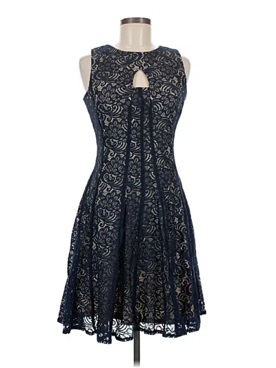 Pre-owned Danny & Nicole Cocktail Dress In Blue