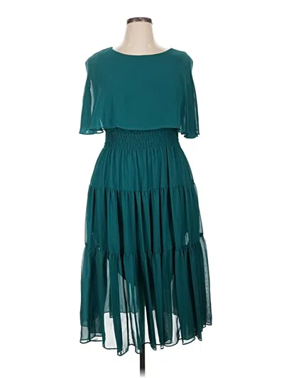 Pre-owned Danny & Nicole Cocktail Dress In Blue