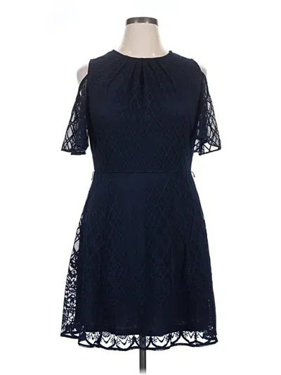 Pre-owned Danny & Nicole Cocktail Dress In Blue