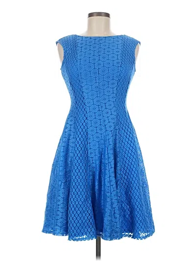 Pre-owned Danny & Nicole Cocktail Dress In Blue