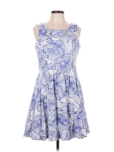 Pre-owned Danny & Nicole Cocktail Dress In Blue