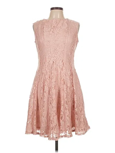 Pre-owned Danny & Nicole Cocktail Dress In Pink