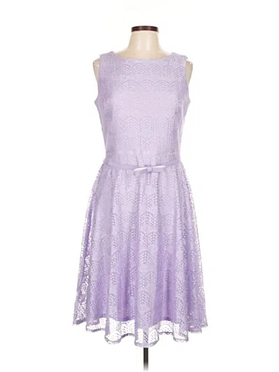 Pre-owned Danny & Nicole Cocktail Dress In Purple