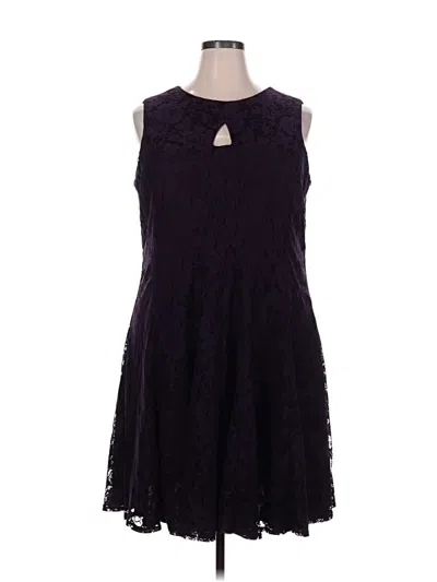 Pre-owned Danny & Nicole Cocktail Dress In Purple