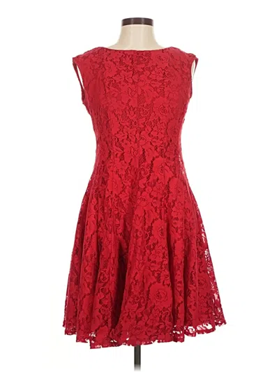 Pre-owned Danny & Nicole Cocktail Dress In Red