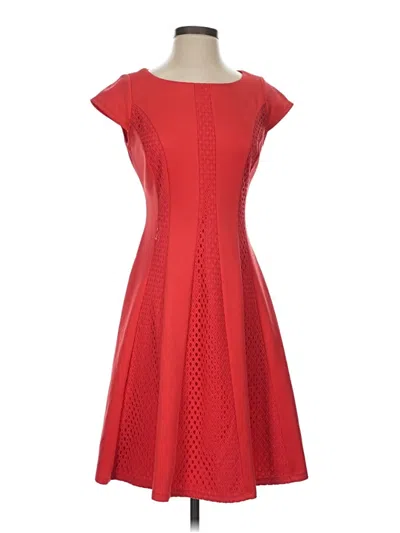Pre-owned Danny & Nicole Cocktail Dress In Red