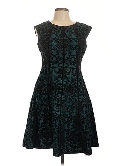 Pre-owned Danny & Nicole Cocktail Dress In Teal