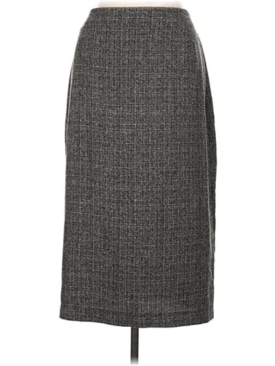 Pre-owned Danny & Nicole Formal Skirt In Gray