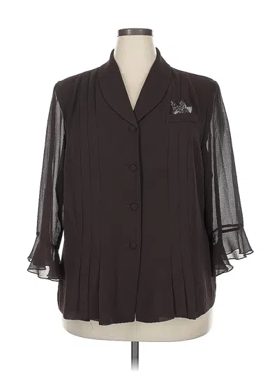 Pre-owned Danny & Nicole Jacket In Brown