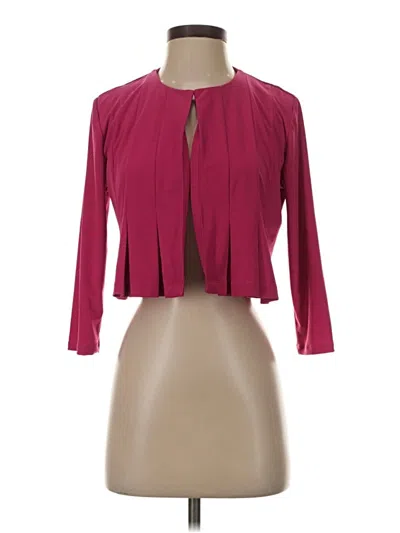 Pre-owned Danny & Nicole Jacket In Burgundy