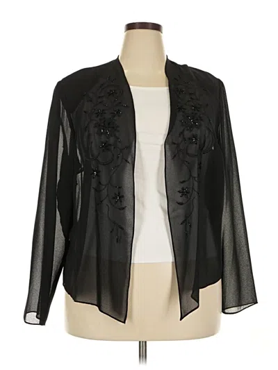 Pre-owned Danny & Nicole Kimono In Black