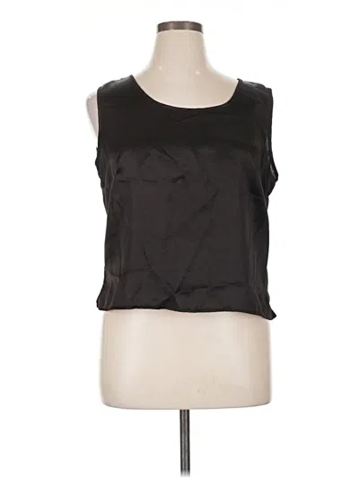 Pre-owned Danny & Nicole Sleeveless Blouse In Black
