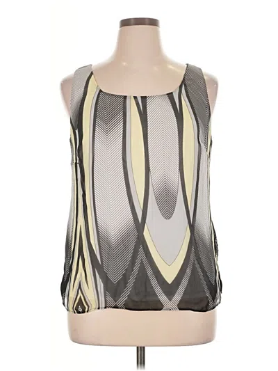 Pre-owned Danny & Nicole Sleeveless Blouse In Silver