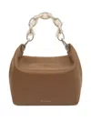 Danse Lente Ela Chain-link Leather Shoulder Bag In Brown