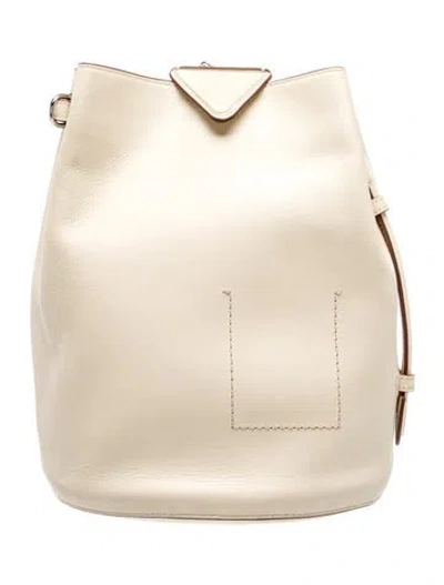 Pre-owned Danse Lente Leather Backpack In Neutrals