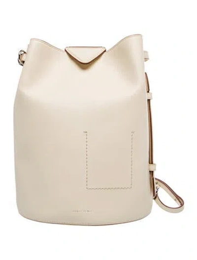 Pre-owned Danse Lente Leather Backpack In Neutrals