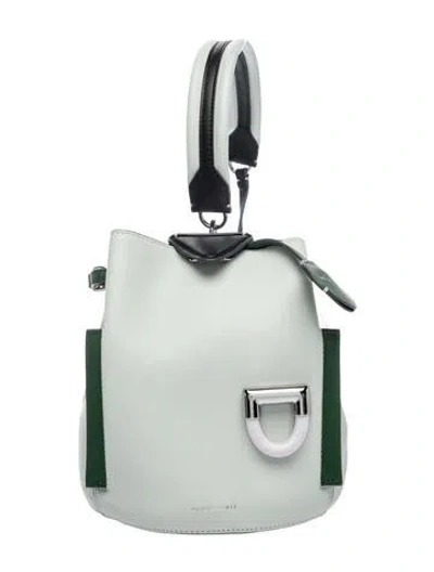 Pre-owned Danse Lente Leather Bucket Bag In Blue