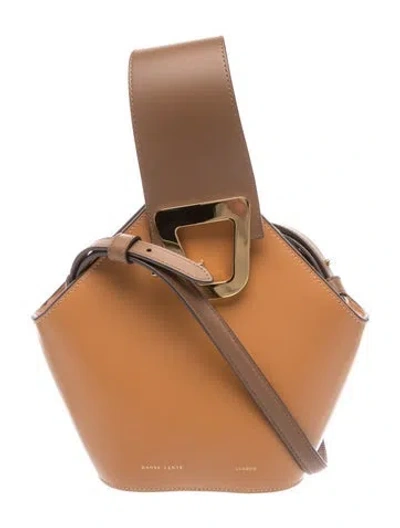 Pre-owned Danse Lente Leather Bucket Bag In Brown