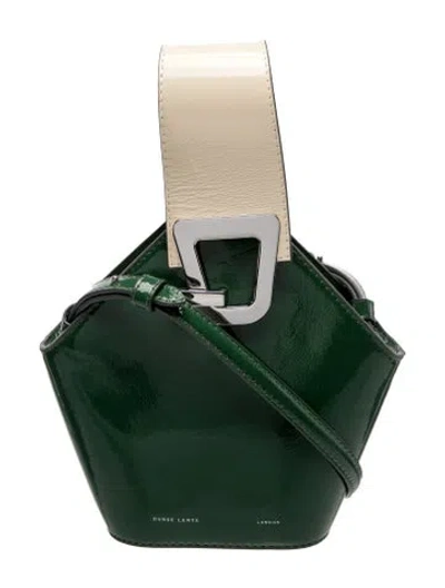 Pre-owned Danse Lente Leather Bucket Bag In Neutrals
