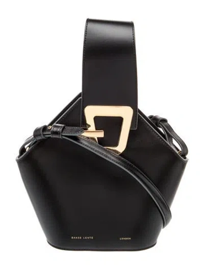 Pre-owned Danse Lente Leather Crossbody Bag In Black
