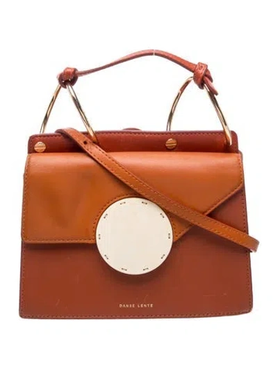 Pre-owned Danse Lente Leather Crossbody Bag In Brown