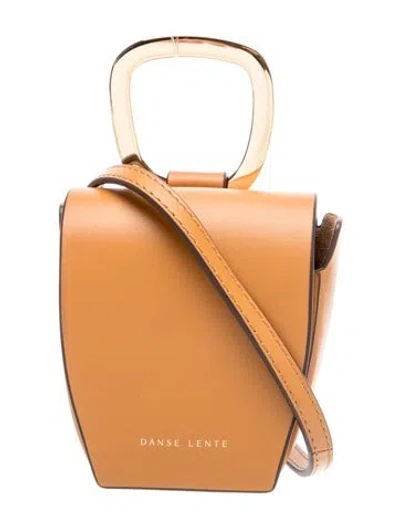 Pre-owned Danse Lente Leather Crossbody Bag In Brown