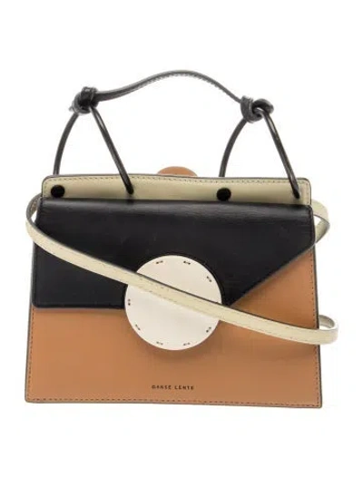 Pre-owned Danse Lente Leather Shoulder Bag In Black