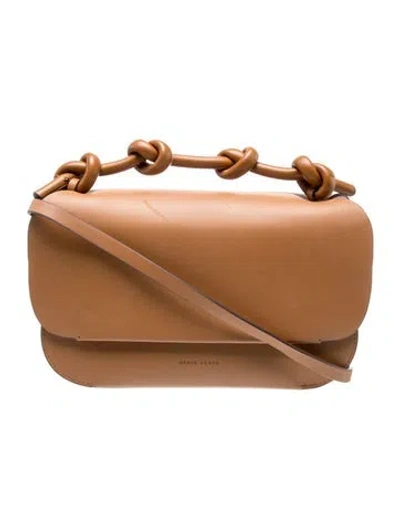 Pre-owned Danse Lente Leather Shoulder Bag In Brown