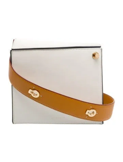 Pre-owned Danse Lente Leather Shoulder Bag In Brown/white