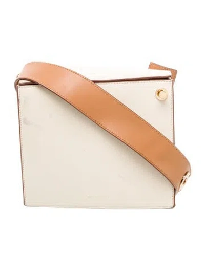Pre-owned Danse Lente Leather Shoulder Bag In Neutral