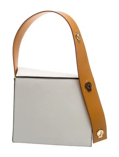 Pre-owned Danse Lente Leather Shoulder Bag In Neutral