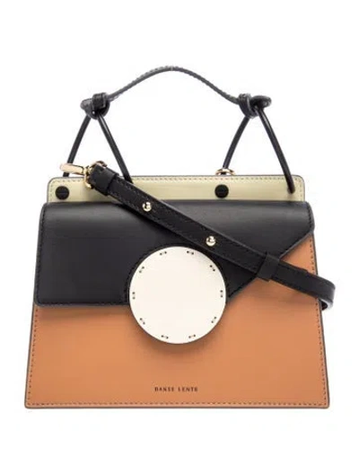 Pre-owned Danse Lente Leather Top Handle Bag In Brown