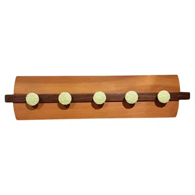 Pre-owned Dansk 1960s Decorative Appetizer Charcuterie Serving Platter Mid-century Modern In Brown