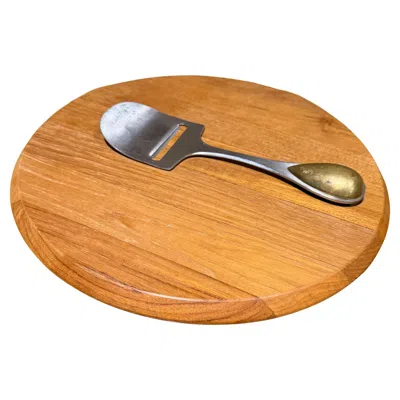 Pre-owned Dansk Danish Mid-century Modern Teak Wood Cheese Board Jens Quistgaard  In Brown
