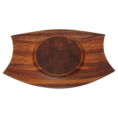 Pre-owned Dansk Danish Modern Jens Quistgaard "rare Woods" Mutenye Tray For  Designs In Brown