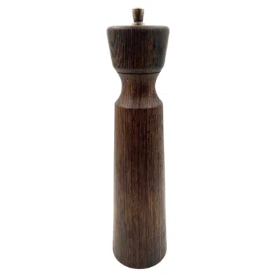 Pre-owned Dansk Danish Modern Rare Pepper Shaker By Br Denmark In Wenge Wood In Brown