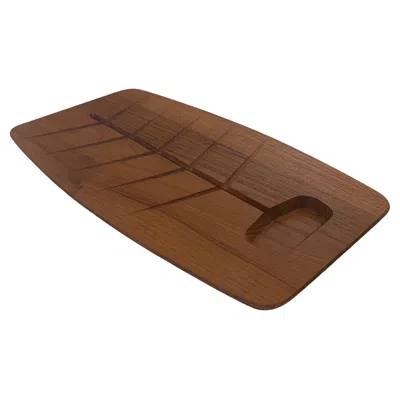 Pre-owned Dansk Danish Modern Staved Teak Carving / Cutting Board In Brown