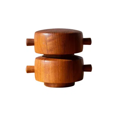 Pre-owned Dansk Early Teak Pepper Mill By Jens H. Quistgaard For  In Brown