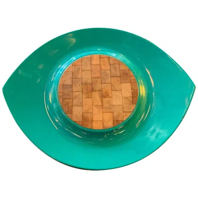 Pre-owned Dansk Jens Quistgaard For  Aqua "festivaal" Cutting Board Serving Tray In Brown