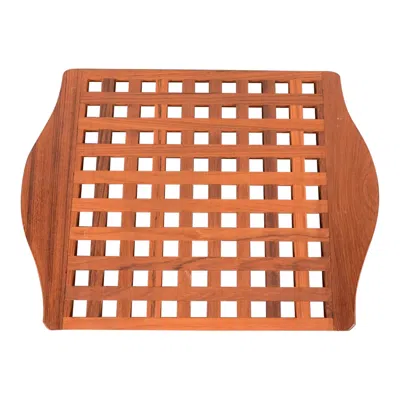 Pre-owned Dansk Jens Quistgaard Style Danish Modern Sculpted Teak Serving Tray, Circa 1970s In Brown