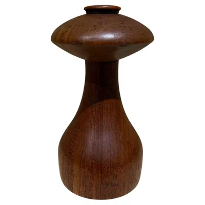 Pre-owned Dansk Jens Quistgaard Teak  Pepper Mushroom Pepper Mill Scandinavian Modern In Brown