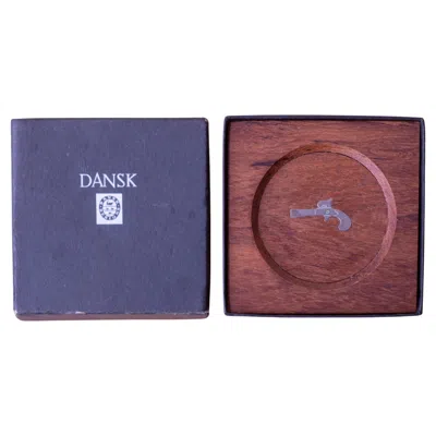 Pre-owned Dansk Mid-century Danish Modern Teak Coaster Set By Jens H. Quistgaard For  In Brown