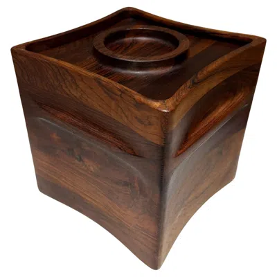 Pre-owned Dansk Rare Woods Ice Bucket By Jens Quistgaard For  Mid-century Modern In Brown