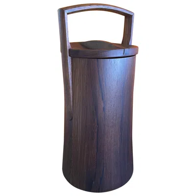 Pre-owned Dansk Rare Woods Palisander Rosewood Ice Bucket By Jens Quistgaard For  In Brown