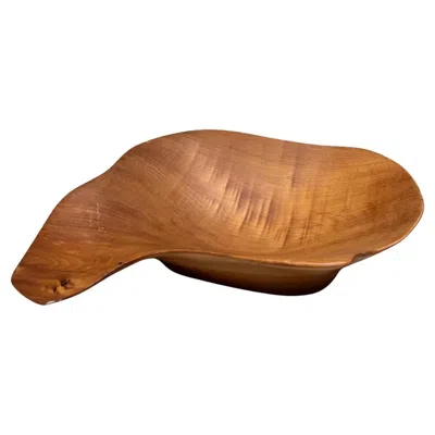 Pre-owned Dansk Ross Manderson Freeform Bowl Organic Modern Dargaville Nz In Brown