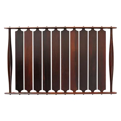 Pre-owned Dansk Slatted Rosewood Tray By Jens H. Quistgaard For  Designs In Brown