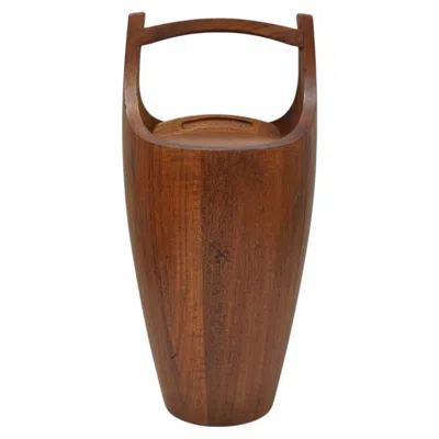 Pre-owned Dansk Vintage Mid Century Danish Modern Staved Teak Jens Quistgaard Ice Bucket  In Brown
