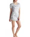 Danskin 2-pack Hacci Sleepshirts In Moon Journey/ Dusty Olive