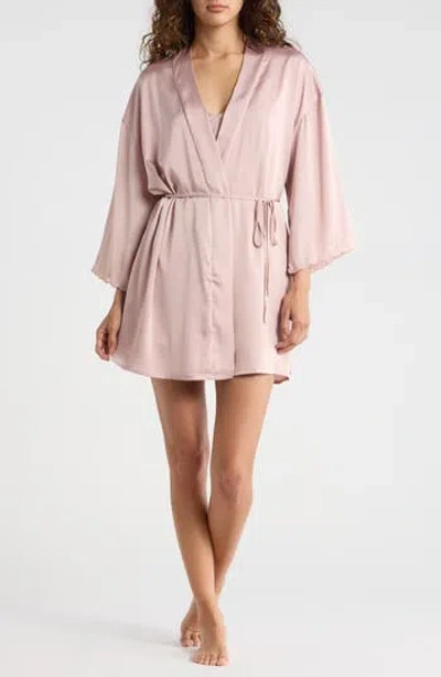 Danskin 3-piece Short Pajamas & Robe Set In Pink