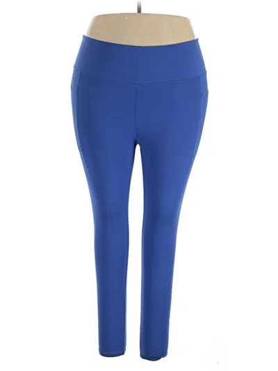 Pre-owned Danskin Active Pants In Blue